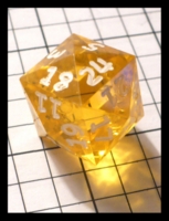 Dice : Dice - 24D - Gamescience Yellow Transparent - FA collection buy Dec2010